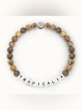 LITTLE WORDS PROJECT Natural Light Jasper "Tropicalia" Beaded Bracelet